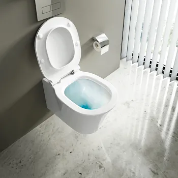 Connect air wc aquablade® sedile slim ralentato sospeso bianco codice prod: E008701 product photo Foto2 L2