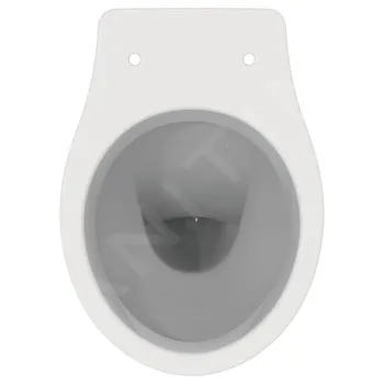 Eurovit wc a terra scarico a parete bianco lucido codice prod: W333101 product photo Foto2 L2