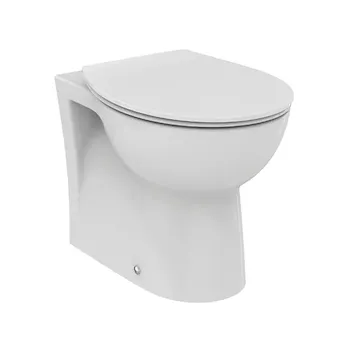 Quarzo wc a pavimento per installazione filo parete bianco codice prod: E070901 product photo Default L2