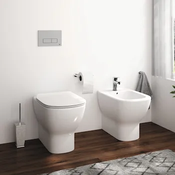 Tesi New wc a terra AcquaBlade&reg; con sedile slim rallentato bianco lucido codice prod: T353601 product photo Foto2 L2