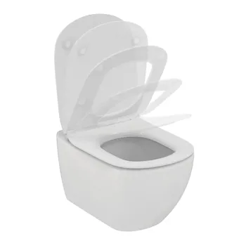 Tesi Wc sospeso tecnologia Aquablade con sedile slim rallentato incluso codice prod: T465401 product photo Default L2