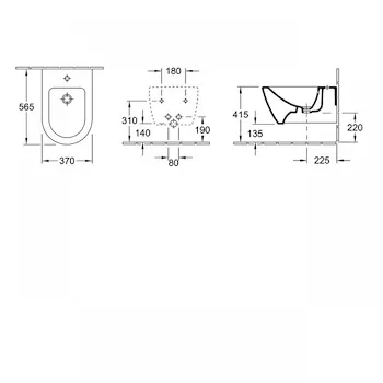 Subway 2.0 wc sospeso 37x56 bianco lucido codice prod: 56001001 product photo Foto1 L2