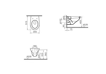 VITRA NORMUS vaso sospeso bianco codice prod: 6107L003-0075 product photo Foto1 L2