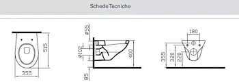 VITRA NORMUS vaso sospeso bianco codice prod: 6107L003-0075 product photo Foto2 L2