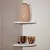 Easy Shelf doppia mensola doccia multiuso angolare a scomparsa in marmo resina silk light product photo Foto2 XS2