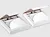 Quick Shelf 2 mensole angolari in marmo naturale cotone mat cm 22,9 con 4 reggimensola codice prod: CTOA2QMA15 product photo Foto1 XS2