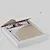 Quick Shelf mensola angolare in marmo naturale sabbia chiara cm 22,9 con 2 reggimensola codice prod: SBHASQLU15 product photo Foto1 XS2