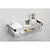 Attractive griglia doccia porta oggetti frontale cromata codice prod: A111007CR product photo Foto1 XS2
