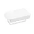 Blend porta rotolo abs e alluminio con mensola bianco opaco codice prod: A212250WW product photo Default XS2