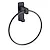 Blend porta salviette ad anello nero opaco codice prod: A212160NE product photo Default XS2