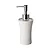 Bowling porta sapone da appoggio in resina bianco  codice prod: QB3110WW product photo Default XS2