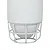 Grid bicchiere da appoggio in poliresina e ferro bianco codice prod: QG1100WW product photo Foto2 XS2