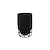 Grid bicchiere da appoggio in poliresina e ferro nero codice prod: QG1100NE product photo Default XS2