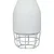 Grid dispenser sapone da appoggio in poliresina e ferro bianco codice prod: QG1120WW product photo Foto2 XS2