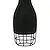Grid dispenser sapone da appoggio in poliresina e ferro nero codice prod: QG1120NE product photo Foto2 XS2