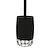 Grid porta scopino da appoggio in poliresina e ferro nero codice prod: QG1140NE product photo Foto1 XS2