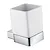 Leaf porta bicchiere da appoggio in alluminio e bicchiere in ceramica bianco codice prod: A206100AS product photo Foto1 XS2