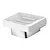 Leaf porta sapone a parete in ceramica bianco codice prod: A206110AS product photo Foto2 XS2