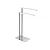 Piantana lavabo con 2 porta salviette cromato codice prod: QV085DCR product photo Default XS2