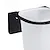 Skyline porta bicchiere da appoggio in vetro satinato finitura nera codice prod: A202100NE product photo Foto1 XS2