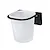 Skyline porta bicchiere da appoggio in vetro satinato finitura nera codice prod: A202100NE product photo Foto2 XS2