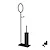 Moon piantana servizio bidet e wc porta rotolo,scopinoO e porta salviette nero seppia codice prod: 14703720800 product photo Default XS2