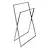 Aliz&eacute; cavalletto porta salviette in metallo cromato codice prod: B97370CR product photo Default XS2