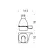 Aliz&eacute; dispenser sapone a parete cromato codice prod: B9330SCR-VAN product photo Foto1 XS2