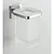 Basic Q porta bicchiere a parete vetro acidato cromato codice prod: B37520-VAN product photo Default XS2