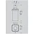 Basic q porta dispenser 0.28 lt cromato codice prod: B93370CR-VAN product photo Foto1 XS2