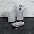 Land dispenser sapone da appoggio cromato codice prod: B93190CR-VAN product photo Foto2 XS2
