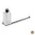 Look dosatore sapone porta salviette 32 cm vetro acidato naturale vintage opaco codice prod: B16740VM-VAN product photo Default XS2