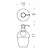 Mel&ograve; dispenser sapone da appoggio satinato cromato codice prod: B93050CR-VAN product photo Foto1 XS2