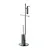 Planets piantana con dispenser sapone porta salviette 22 cm, rotolo e porta scopino cromata codice prod: B98190CR product photo Default XS2