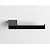 Porta rotolo destro nero opaco serie Miniq codice prod: B5008DNM product photo Default XS2
