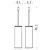 Porta Scopino Cromato serie Plus codice prod: W49610CR product photo Foto1 XS2