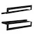 CLEO porta oggetti mensola 50 cm nero opaco codice prod: 000020191450000 product photo Default XS2