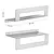 CLEO porta oggetti mensola doccia 30 cm spazzolato codice prod: 000020193830000 product photo Foto1 XS2