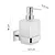 Elba dispenser sapone a parete cromato in vetro satinato codice prod: 0000A0811300000 product photo Foto1 XS2