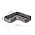 Il giglio porta oggetti doccia angolare a parete grigio lucido codice prod: 0000A9838100000 product photo Foto1 XS2