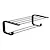 Outline doppia mensola porta salviette 50 cm nero opaco codice prod: 000032351400000 product photo Default XS2