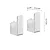 Pirenei appendiabiti 2 pezzi cromato codice prod: 0000PI271300000 product photo Foto1 XS2