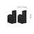 Pirenei appendiabiti 2 pezzi nero opaco codice prod: 0000PI271400000 product photo Foto1 XS2