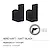 Pirenei appendiabiti 2 pezzi nero opaco codice prod: 0000PI271400000 product photo Foto2 XS2