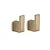 Pirenei appendiabiti 2 pezzi oro opaco codice prod: 0000PI278800000 product photo Default XS2
