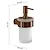 Pirenei dispenser sapone a parete oro rosa e vetro satinato codice prod: 0000PI818200000 product photo Foto1 XS2