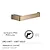 Pirenei portarotolo oro opaco codice prod: 0000PI248800000 product photo Foto2 XS2