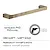 Pirenei portasalviette 45cm a parete oro opaco codice prod: 0000PI218845000 product photo Foto2 XS2