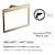 Pirenei portasalviette a parete oro opaco codice prod: 0000PI708800000 product photo Foto2 XS2