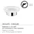 Pirenei portasapone cromato con contenitore  in vetro satinato codice prod: 0000PI111300000 product photo Foto2 XS2